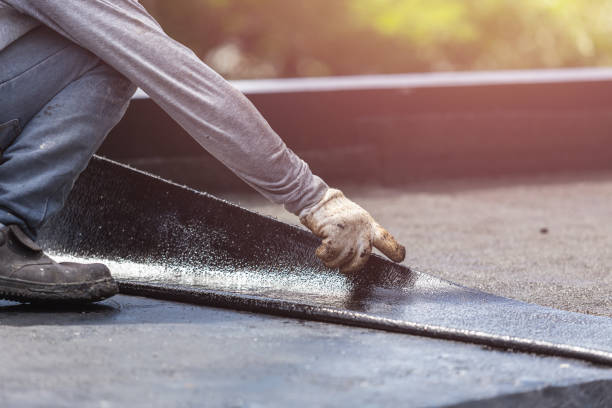 Professional Emergency Waterproofing technician working in Columbus, OH